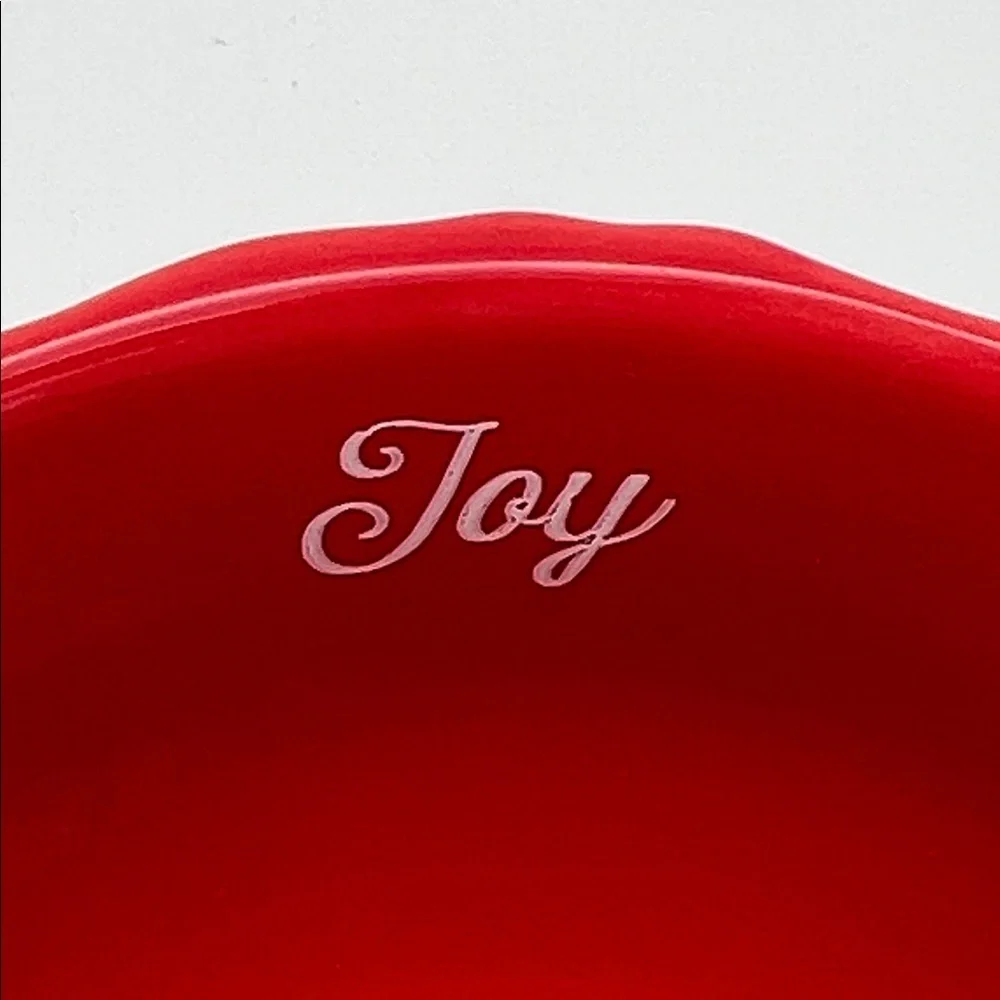 NWT The Pioneer Woman “JOY” Small Fruit Bowl / Serving Bowl “Holiday Daisy”
